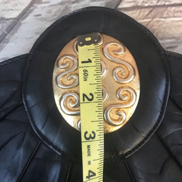 Vintage Handbag Convertible Clutch by Purse Black Noble Handbag Inc. - Picture 7 of 8